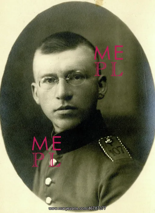  : Portrait of a German soldier, WW1