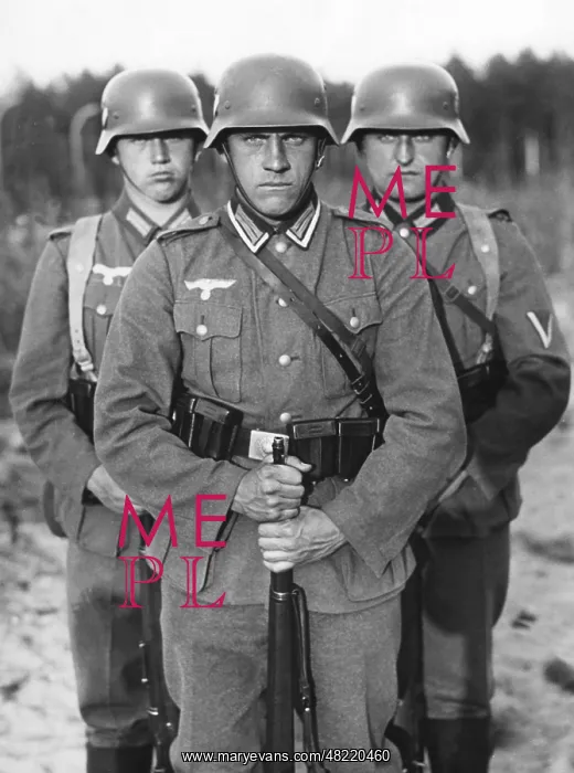 : Portrait of German soldiers, 1938 : Portrait of German soldiers, 1938