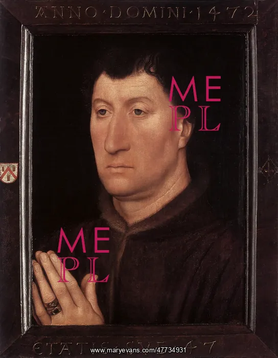  : Portrait of Gilles Joye, by Memling