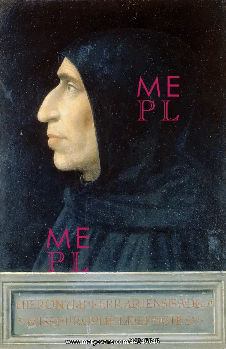 : Portrait of Girolamo Savonarola : Portrait of Girolamo Savonarola