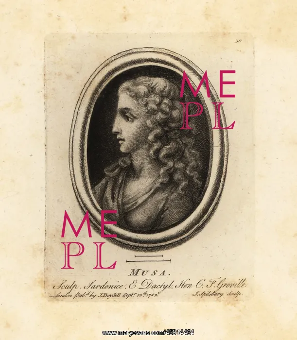 : Portrait of a Greek Muse : Portrait of a Greek Muse