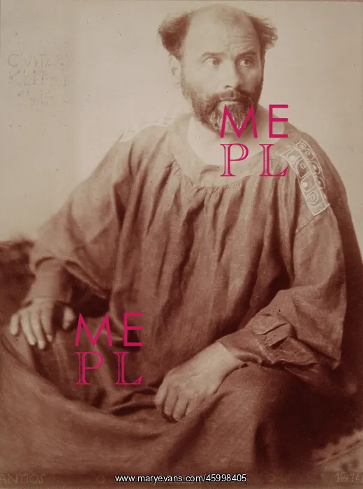: Portrait of Gustav Klimt : Portrait of Gustav Klimt