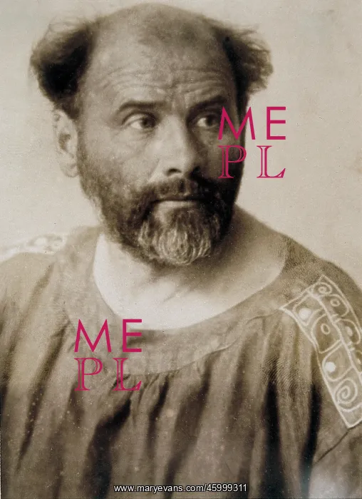 : Portrait of Gustav Klimt : Portrait of Gustav Klimt