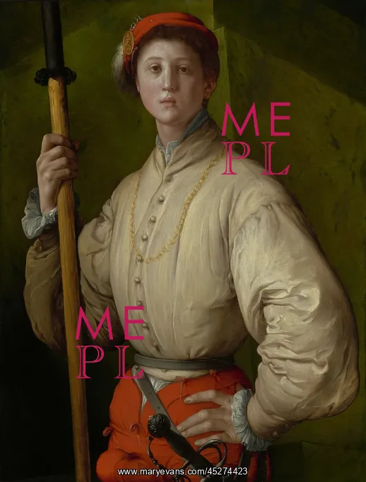 : Portrait of a Halberdier : Portrait of a Halberdier