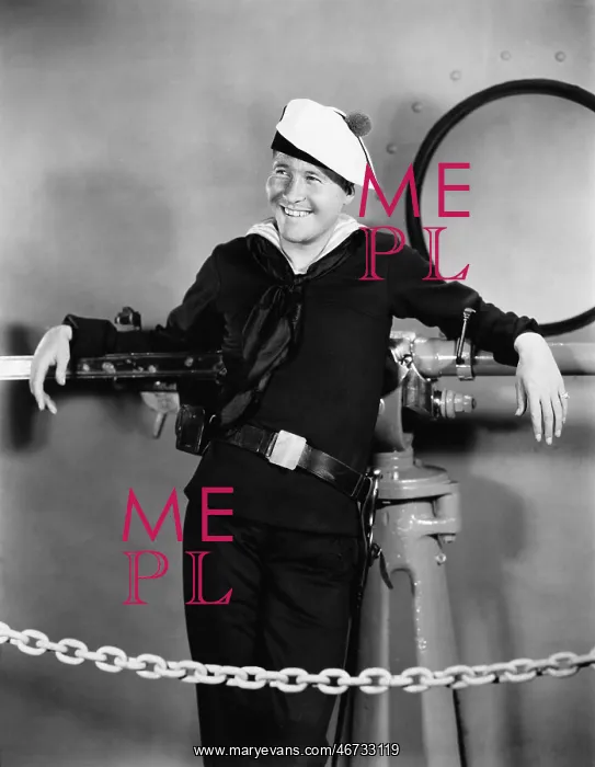 : Portrait of happy sailor : Portrait of happy sailor