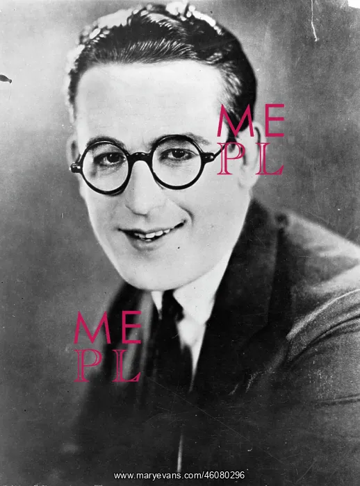 : Portrait of Harold Lloyd : Portrait of Harold Lloyd