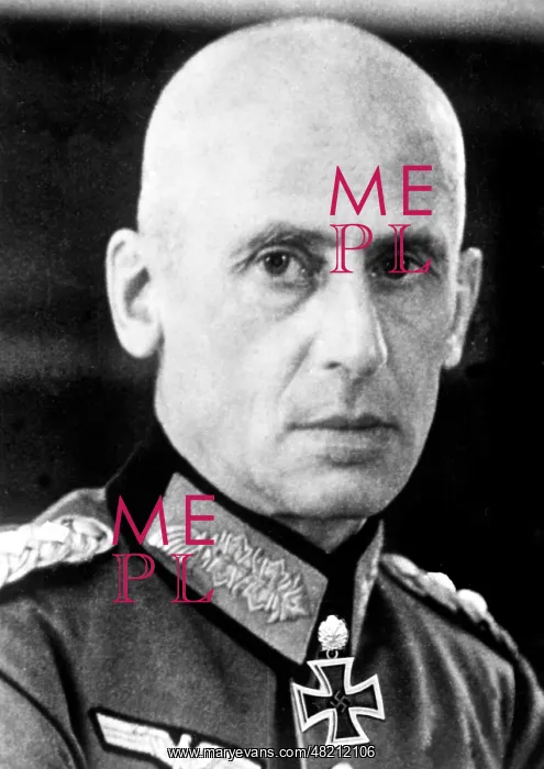 : Portrait of Hermann Hoth 1941 : Portrait of Hermann Hoth 1941