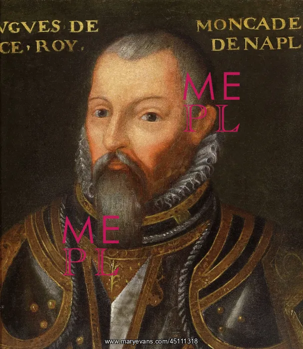 : Portrait of Hubert de Moncada, Gallery of Portraits : Portrait of Hubert de Moncada, Gallery of Portraits