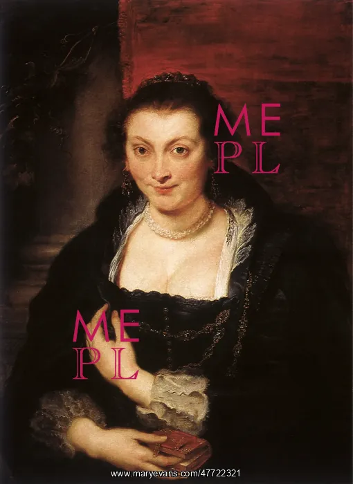  : Portrait of Isabella Brant, by Rubens