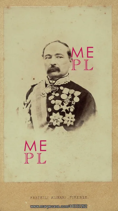 : Portrait of the Italian general : Portrait of the Italian general