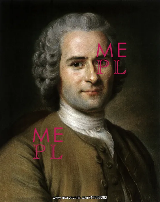 : Portrait of Jean-Jacques Rousseau : Portrait of Jean-Jacques Rousseau