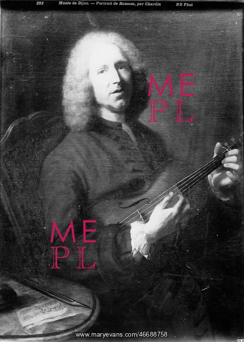 : Portrait of Jean -Philippe Rameau : Portrait of Jean -Philippe Rameau