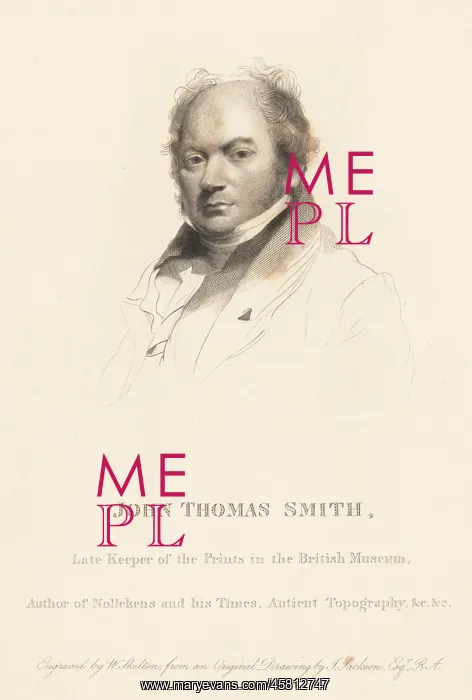: Portrait of John Thomas Smith, 1766-1833 : Portrait of John Thomas Smith, 1766-1833