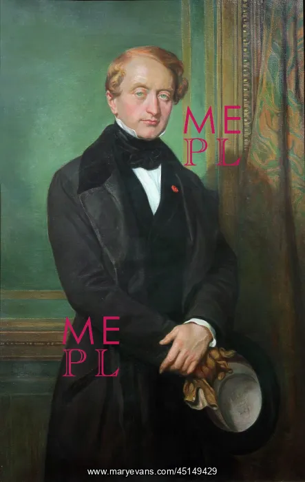 : Portrait of Joseph Eugene Schneider, Societe Generale : Portrait of Joseph Eugene Schneider, Societe Generale