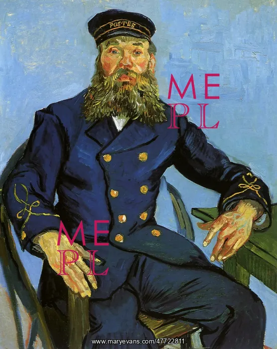 : Portrait of Joseph Roulin, by Van Gogh : Portrait of Joseph Roulin, by Van Gogh