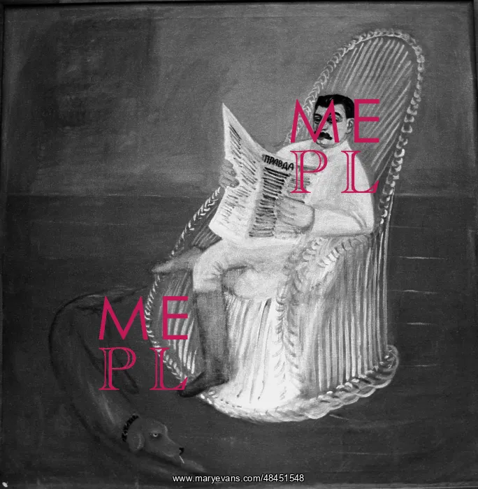  : Portrait of Joseph Stalin, 1990