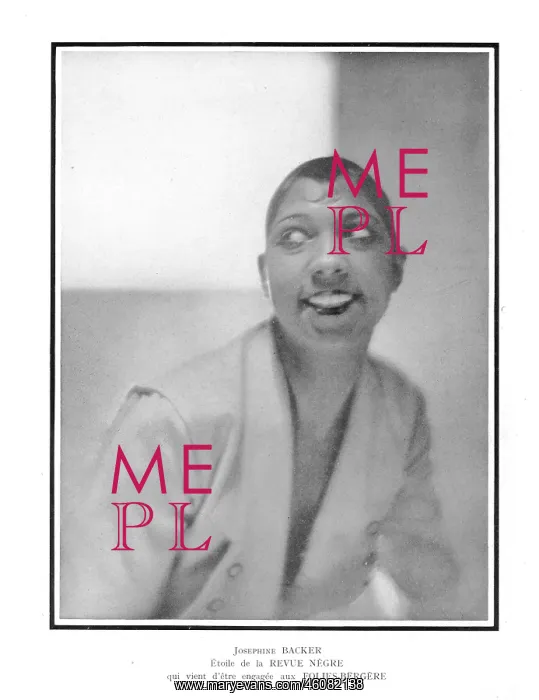 : A portrait of Josephine Baker, 1925 : A portrait of Josephine Baker, 1925
