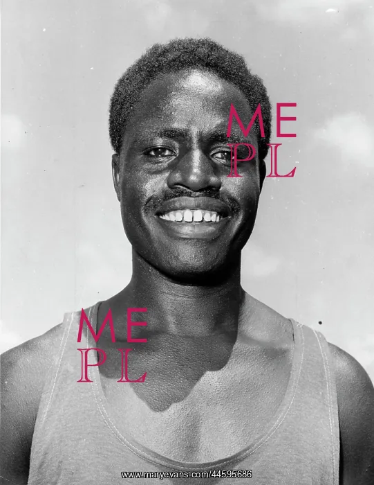  : A Portrait of Kenyan sprinter, Kibet Boit