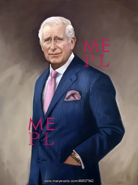 : Portrait of King Charles III : Portrait of King Charles III