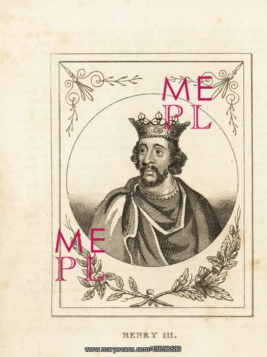: Portrait of King Henry III of England : Portrait of King Henry III of England