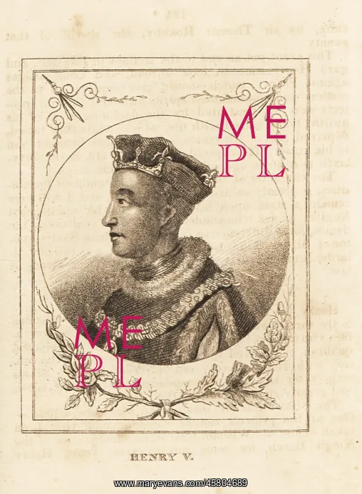 : Portrait of King Henry V of England : Portrait of King Henry V of England
