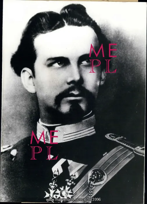 : Portrait of King Ludwig II of Bavaria : Portrait of King Ludwig II of Bavaria
