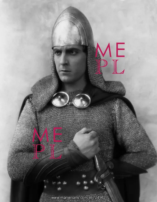  : Portrait of knight in armor