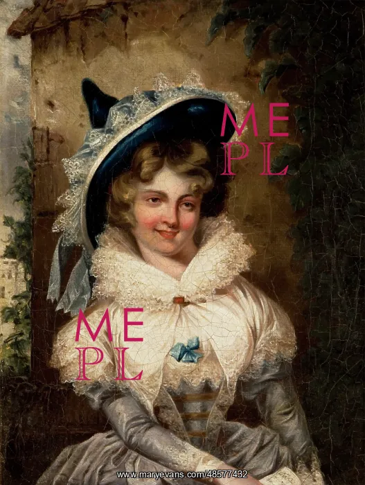 : Portrait of a Lady with a Large Pointed Hat : Portrait of a Lady with a Large Pointed Hat