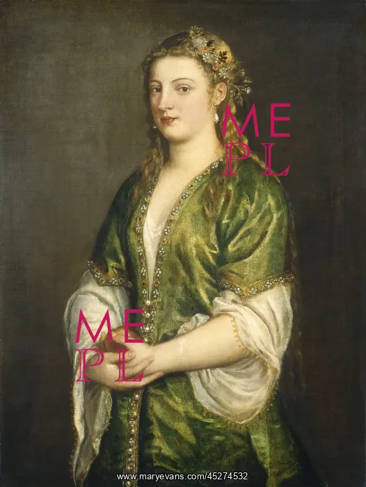 : Portrait of a Lady, by Titian : Portrait of a Lady, by Titian