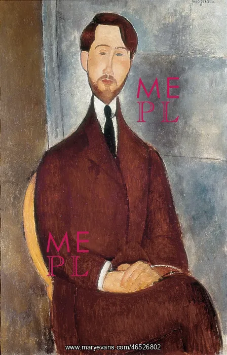 : Portrait of Leopoldo Zborowski : Portrait of Leopoldo Zborowski