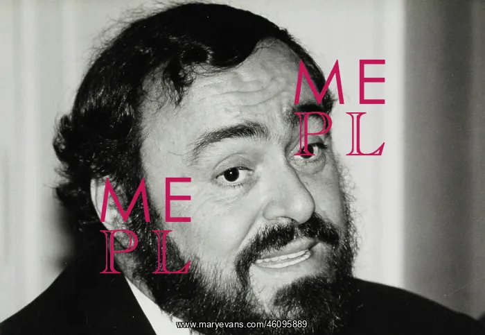 : Portrait Luciano Pavarotti : Portrait Luciano Pavarotti