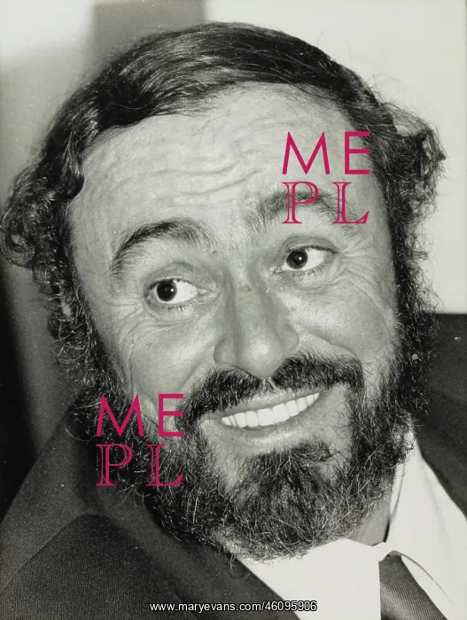 : Portrait Luciano Pavarotti : Portrait Luciano Pavarotti