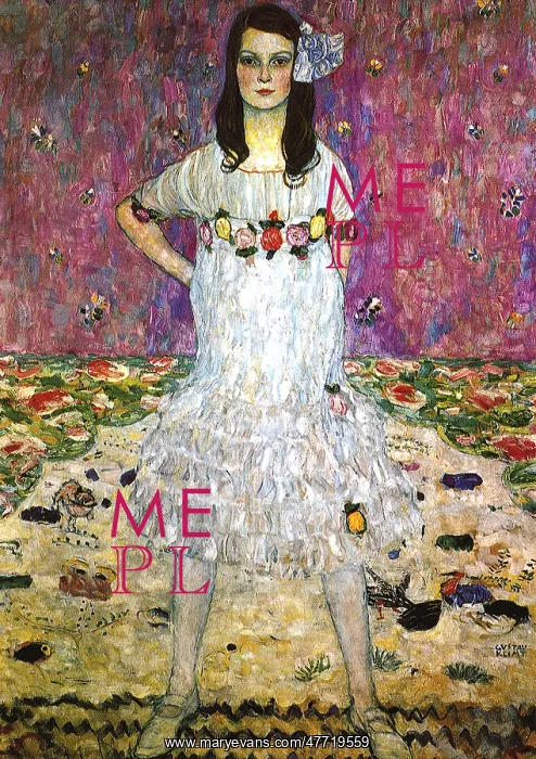  : Portrait of Mada Primavesi, by Klimt
