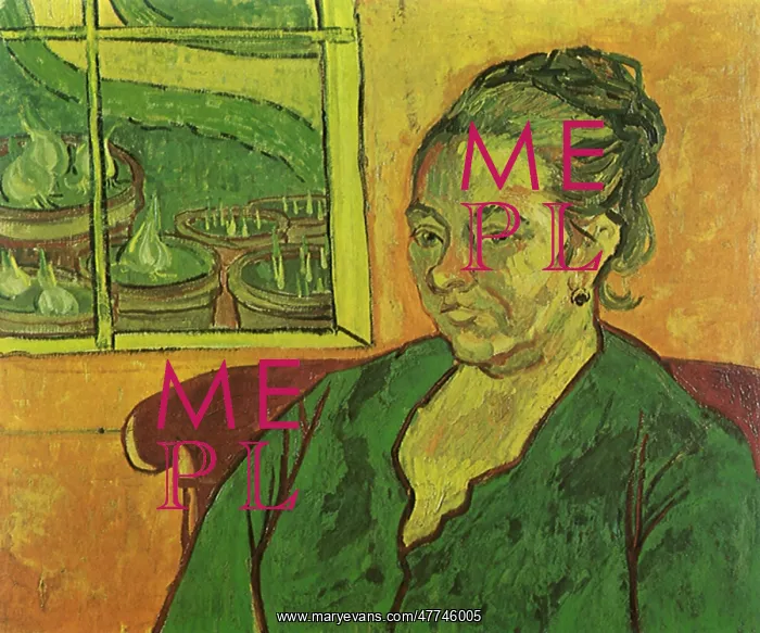 : Portrait of Madame Augustine Roulin, by Van Gogh : Portrait of Madame Augustine Roulin, by Van Gogh