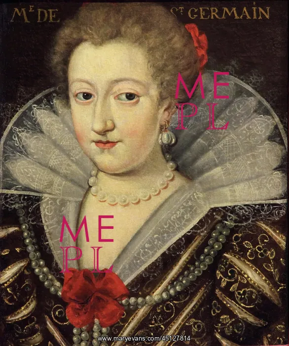 : Portrait of Madame de Saint Germain, Musee des : Portrait of Madame de Saint Germain, Musee des