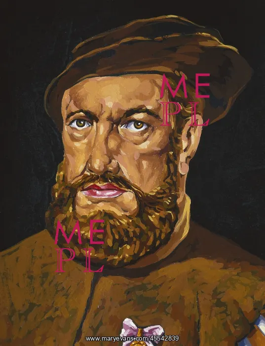 : Portrait of Magalhaes. Spanish anonymous : Portrait of Magalhaes. Spanish anonymous