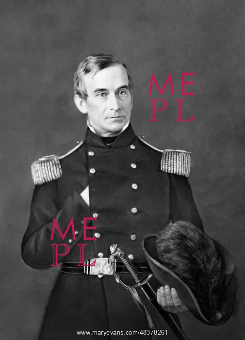 : Portrait of Major Robert Anderson, who served : Portrait of Major Robert Anderson, who served