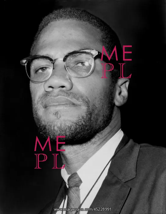: Portrait of Malcolm X. 1964-65. ? : Portrait of Malcolm X. 1964-65. ?