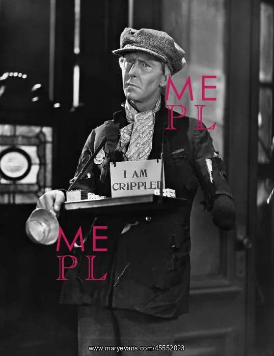 : Portrait of male amputee begging : Portrait of male amputee begging