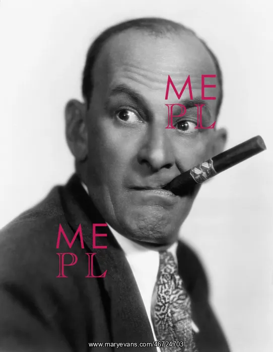 : Portrait of man with cigar : Portrait of man with cigar