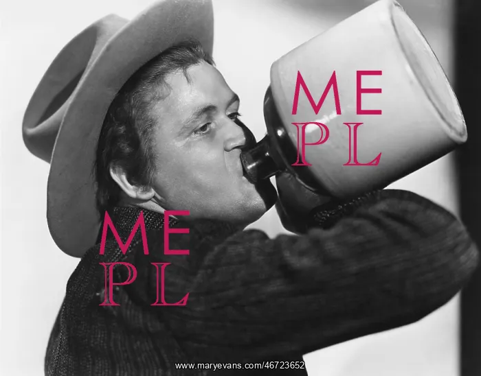 : Portrait of man drinking from jug : Portrait of man drinking from jug
