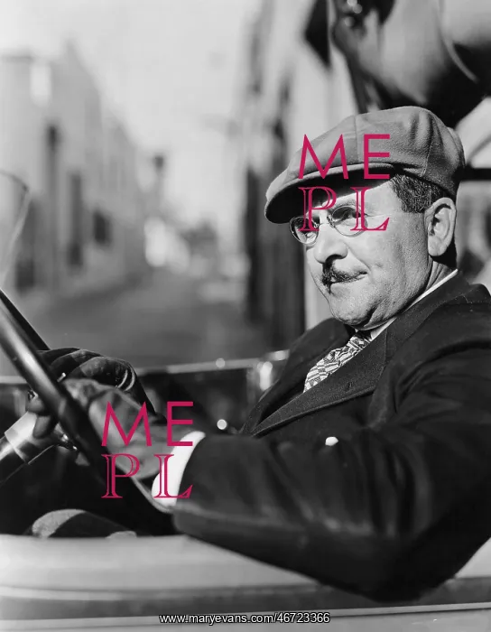  : Portrait of man in drivers seat of car