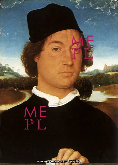  : Portrait of a Man, by Memling