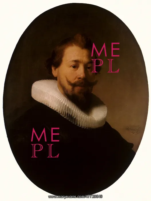 : Portrait of a Man with a Pointed Beard, by Rembrandt : Portrait of a Man with a Pointed Beard, by Rembrandt