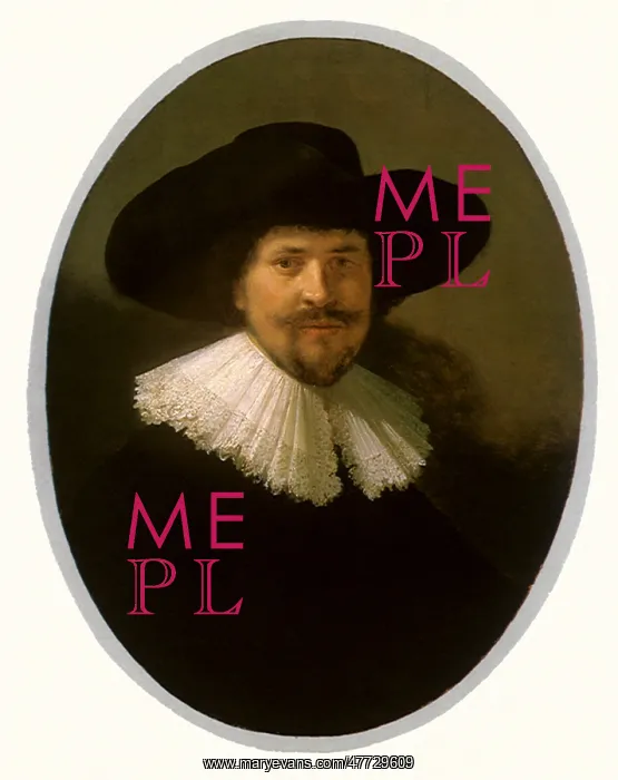 : Portrait of a Man with a Pointed Beard & a Wide-Brimmed Hat : Portrait of a Man with a Pointed Beard & a Wide-Brimmed Hat