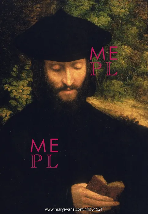  : Portrait of a man reading