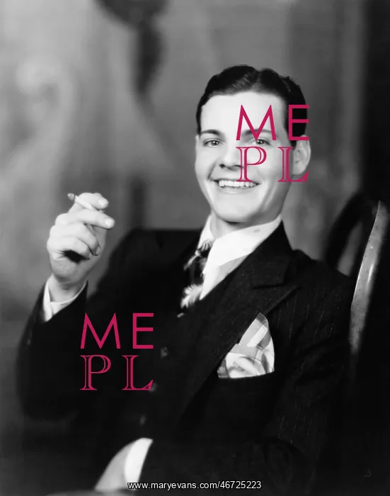  : Portrait of man smoking cigarette