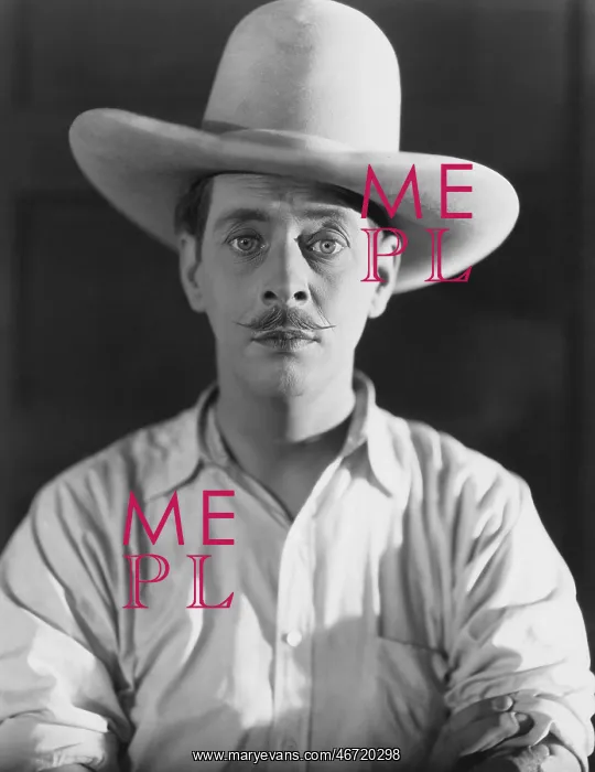 : Portrait of man wearing cowboy hat : Portrait of man wearing cowboy hat