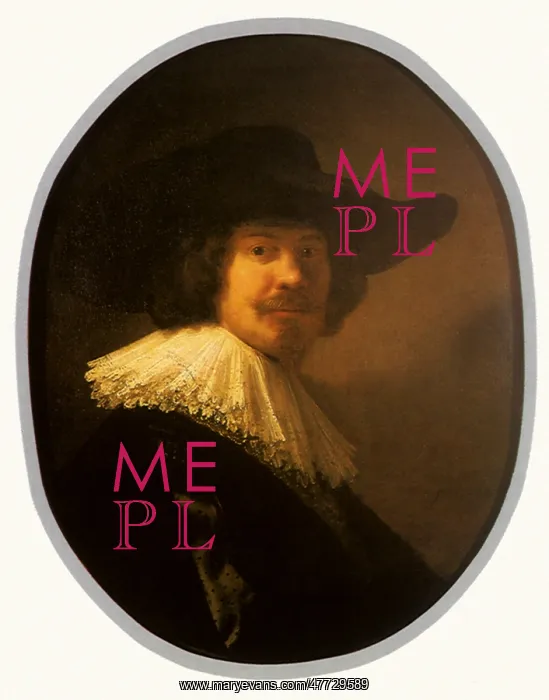 : Portrait of a Man in a Wide-Brimmed Hat : Portrait of a Man in a Wide-Brimmed Hat
