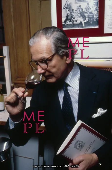 : Portrait -- man at a wine tasting : Portrait -- man at a wine tasting